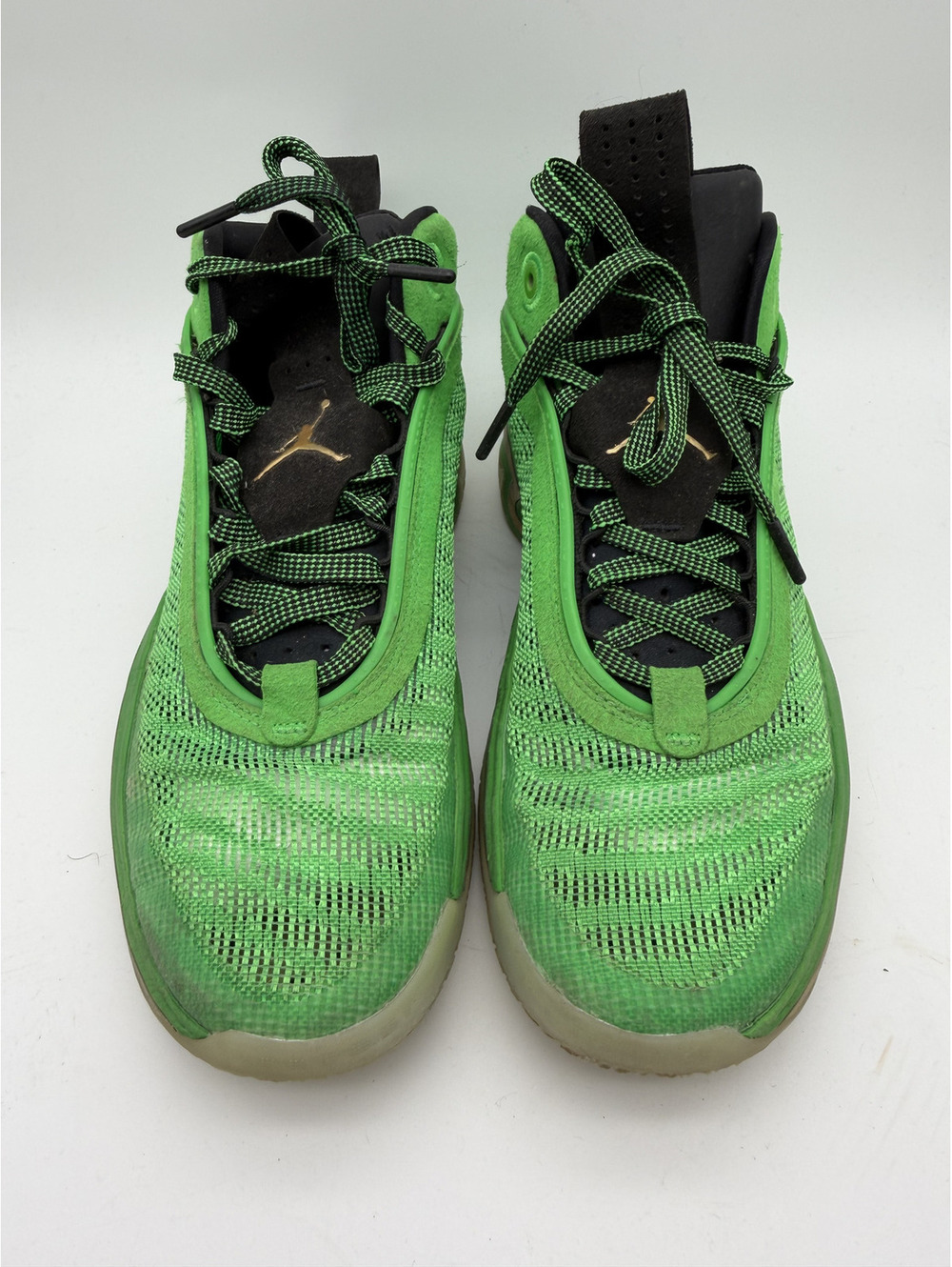 Jordan Jumpman Green Basketball Shoes, Size 9